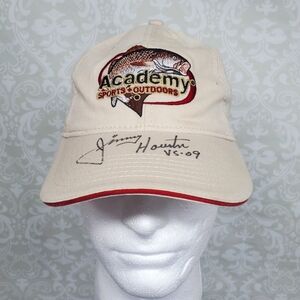 Autographed by Jimmy Houston  academy sports  cap.. 2009